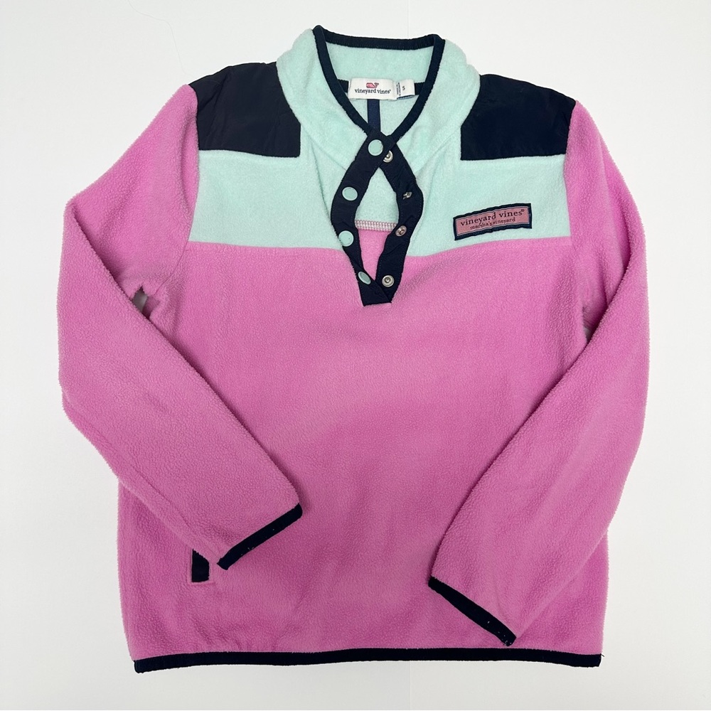 VINEYARD VINES size Small Fleece Shep Quarter Snap Pullover